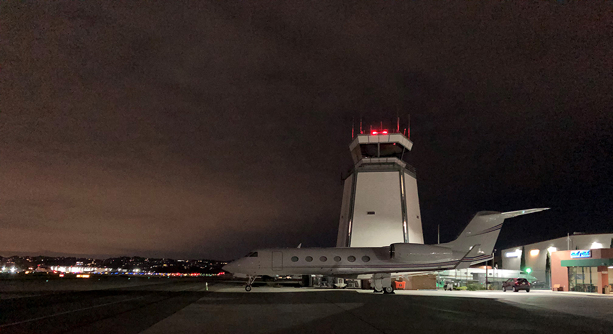 cover image - Control Tower and Aircraft